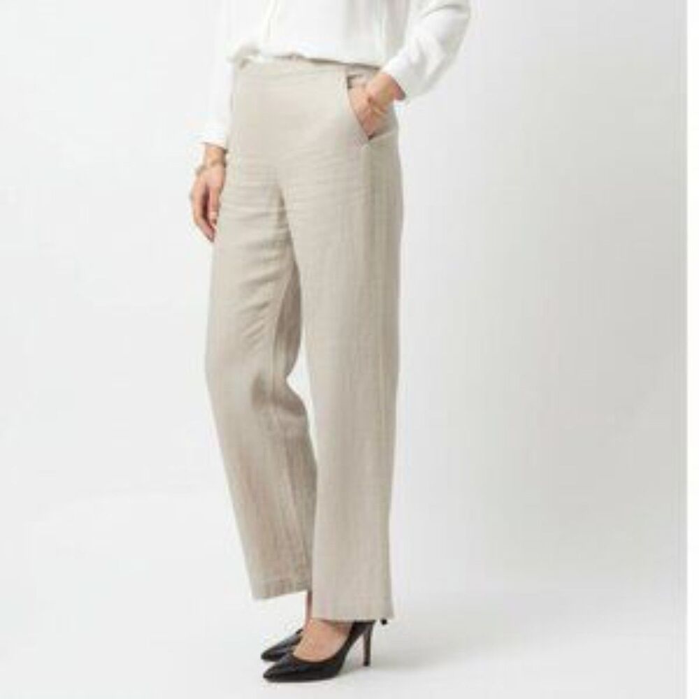Chadwick’s 100% Linen‎ Tan Casual Pants 6